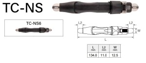 Uchwyty kołowrotka Fuji TC-NS6, tytanowo carbonowy. Bardzo lekki.